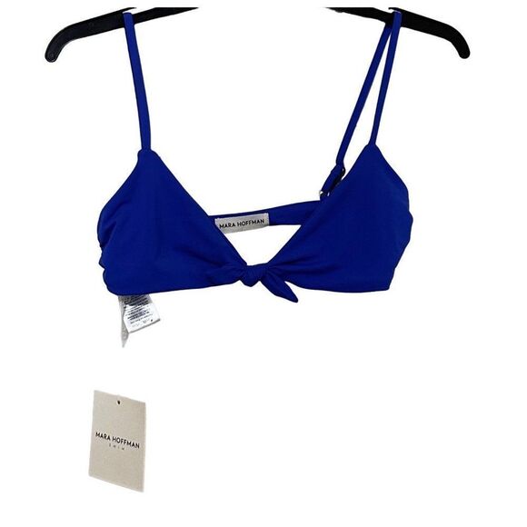 NWTMara Hoffman CARLA BIKINI TOP - OLTREMARE size XS - Picture 2 of 5